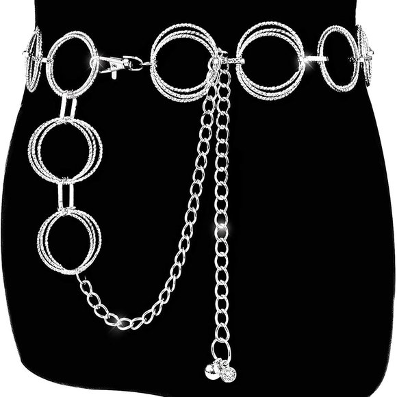 Chain Belts Waist Belt Links for Women Metal main image 5